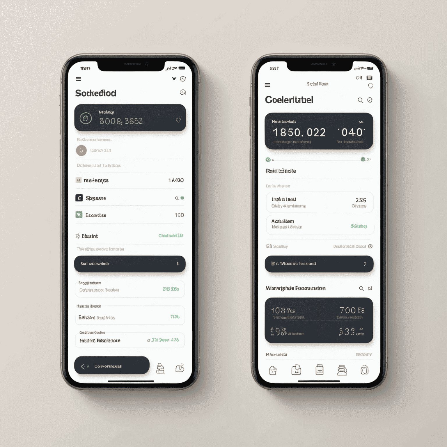 Comparación de una interfaz sobrecargada versus una versión minimalista, mostrando la claridad y eficacia del diseño simplificado